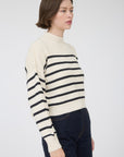 Ivory Stripe Niki Knit Sweater