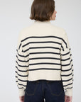 Ivory Stripe Niki Knit Sweater