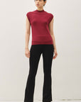 Wine Myla Knit Top