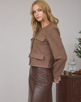 Brown Alicia Cardigan