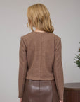 Brown Alicia Cardigan