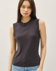 Charcoal Cotton Tank Top