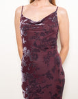 Burgundy Lane Dress