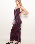 Burgundy Lane Dress