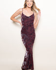 Burgundy Lane Dress