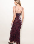 Burgundy Lane Dress