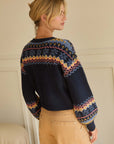 Navy Multiply Sweater