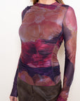 Fuchsia Tori Top