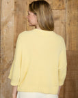 Butter Yellow Drew Sweater