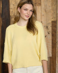 Butter Yellow Drew Sweater
