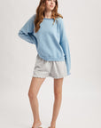 Blue & Navy Annabeth Boat Neck Sweater
