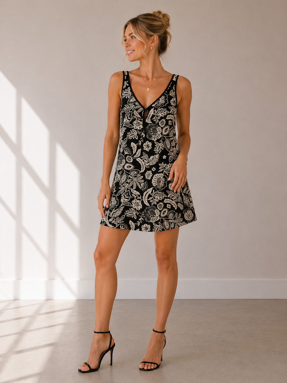Hallie Luz Floral Mini Dress