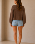 Chocolate Willa Sweater