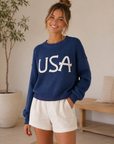 Navy USA Sweater