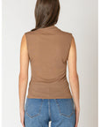 Warm Taupe Cowl Tank