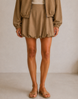 Ash Mocha Skirt