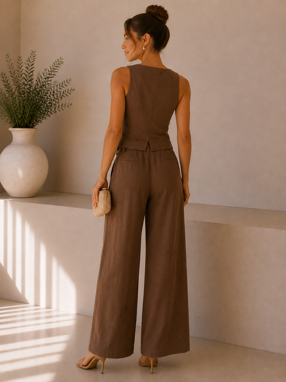 Palo Santo Overlook Linen Pant