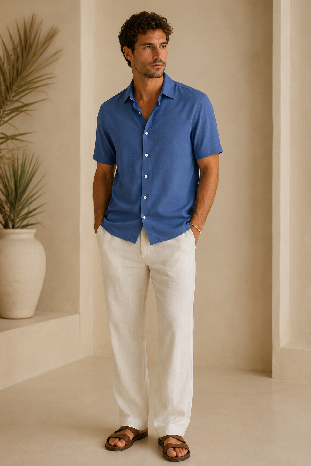 Coastal Fjord Halyard SS Dress Shirt