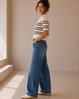Incandescent Jean High Rise Wide Leg