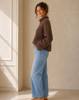 Brown Olivia Knit Sweater