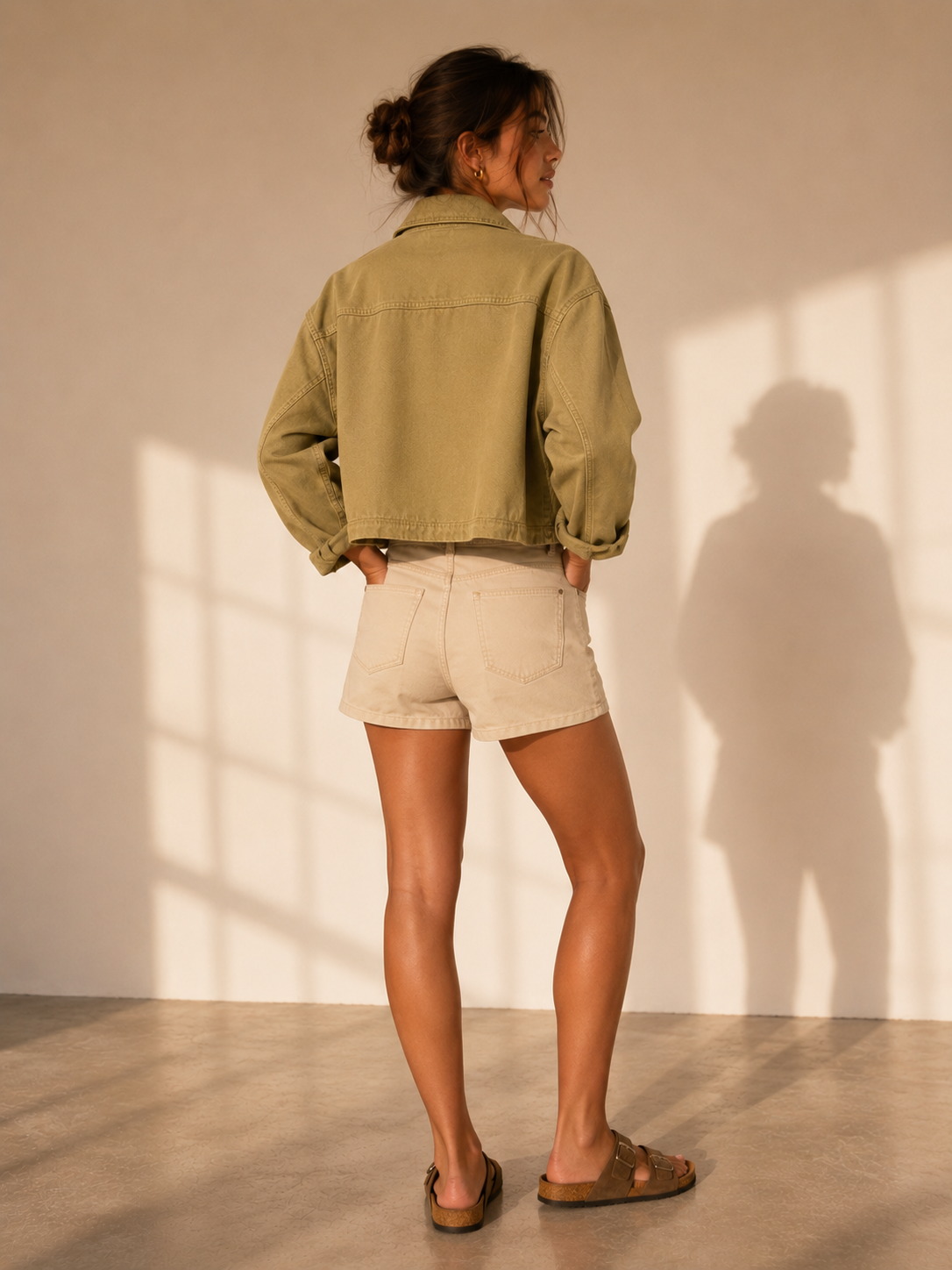 Olive Kayla Button Up