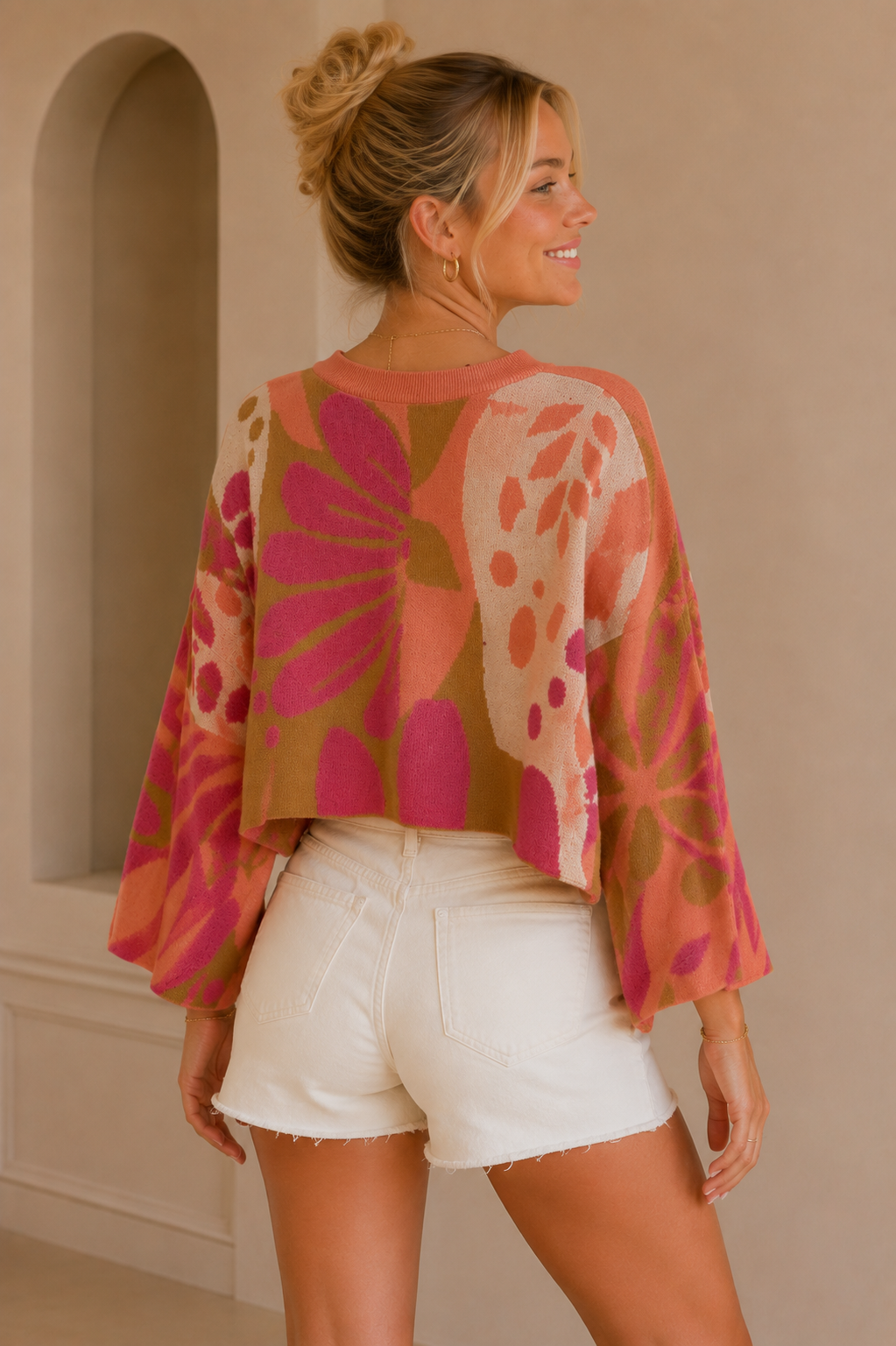Coral Kiss Combo Mia Pullover