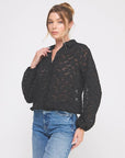 Black Marilla Button Up