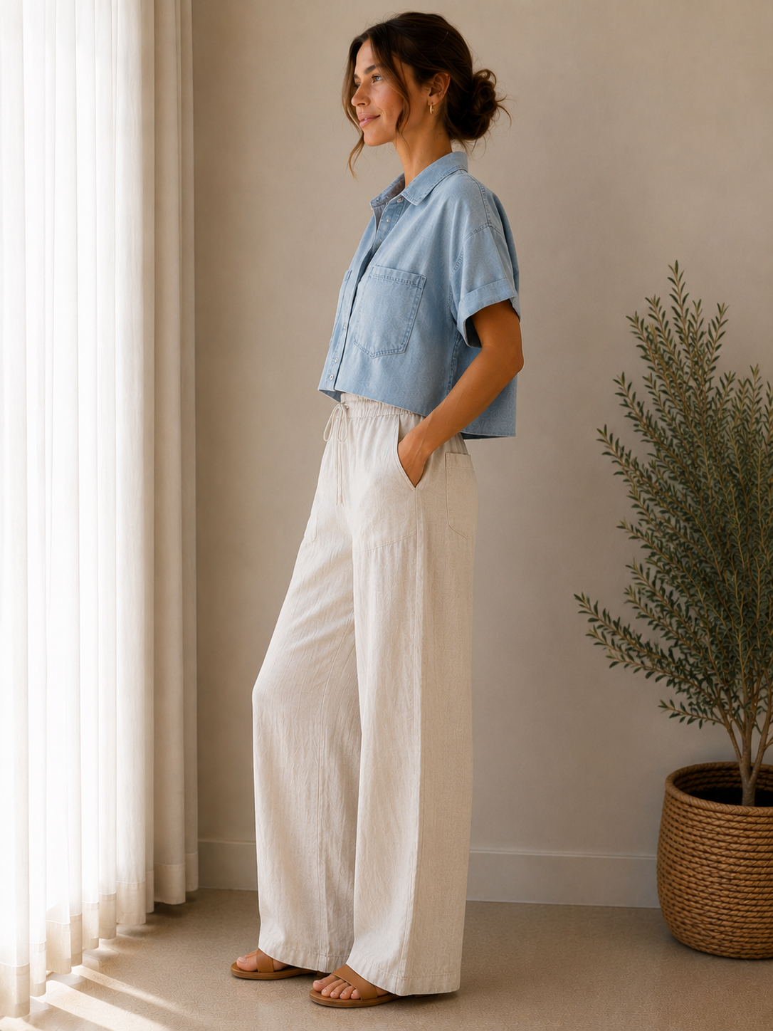 Catalina Sky Brandon Button Up