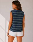 Blue & Mint Dolly Top