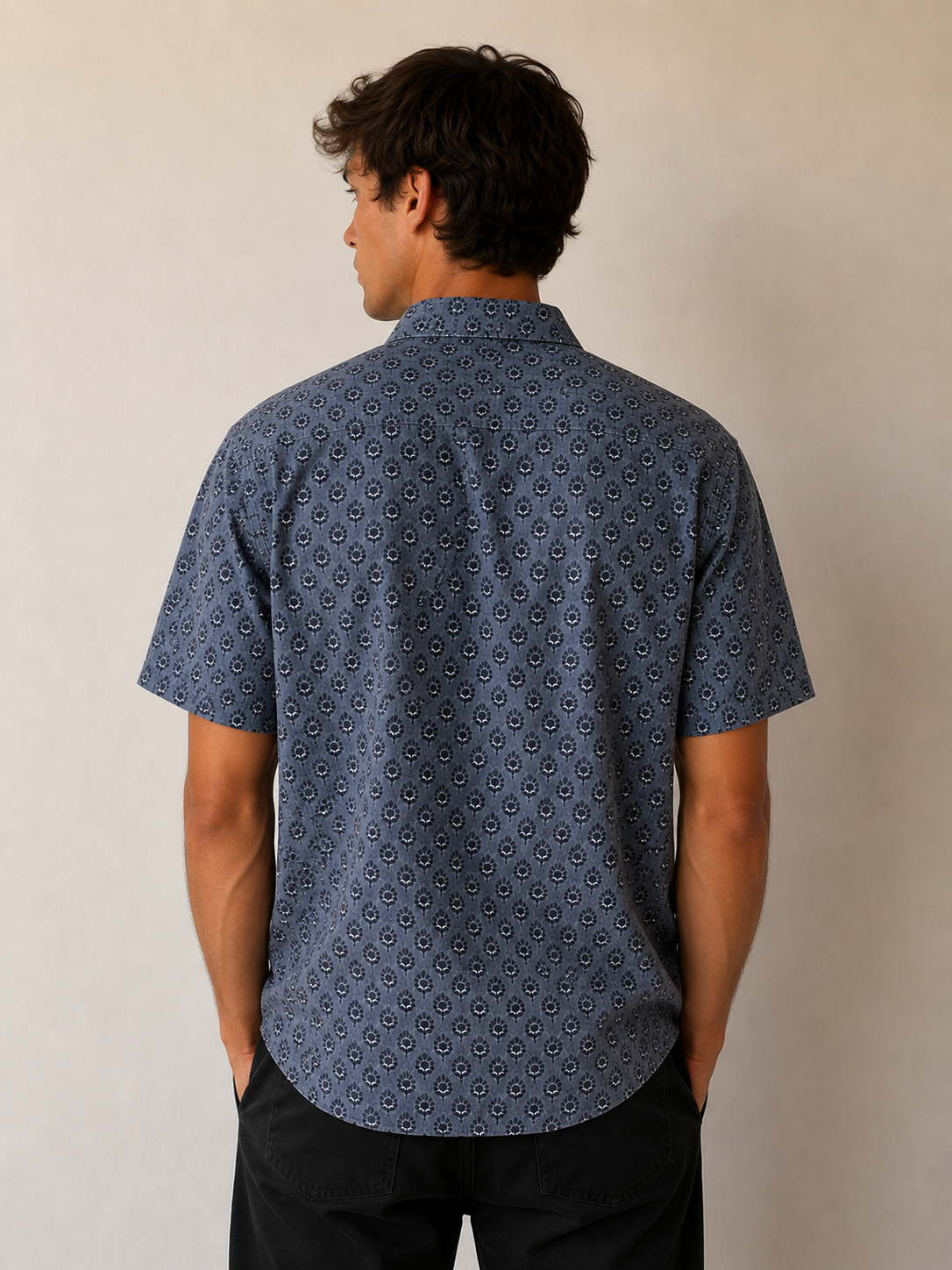 Bloom Batik Peach Carson Shirt