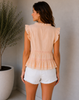 Peach Fizz Blouse