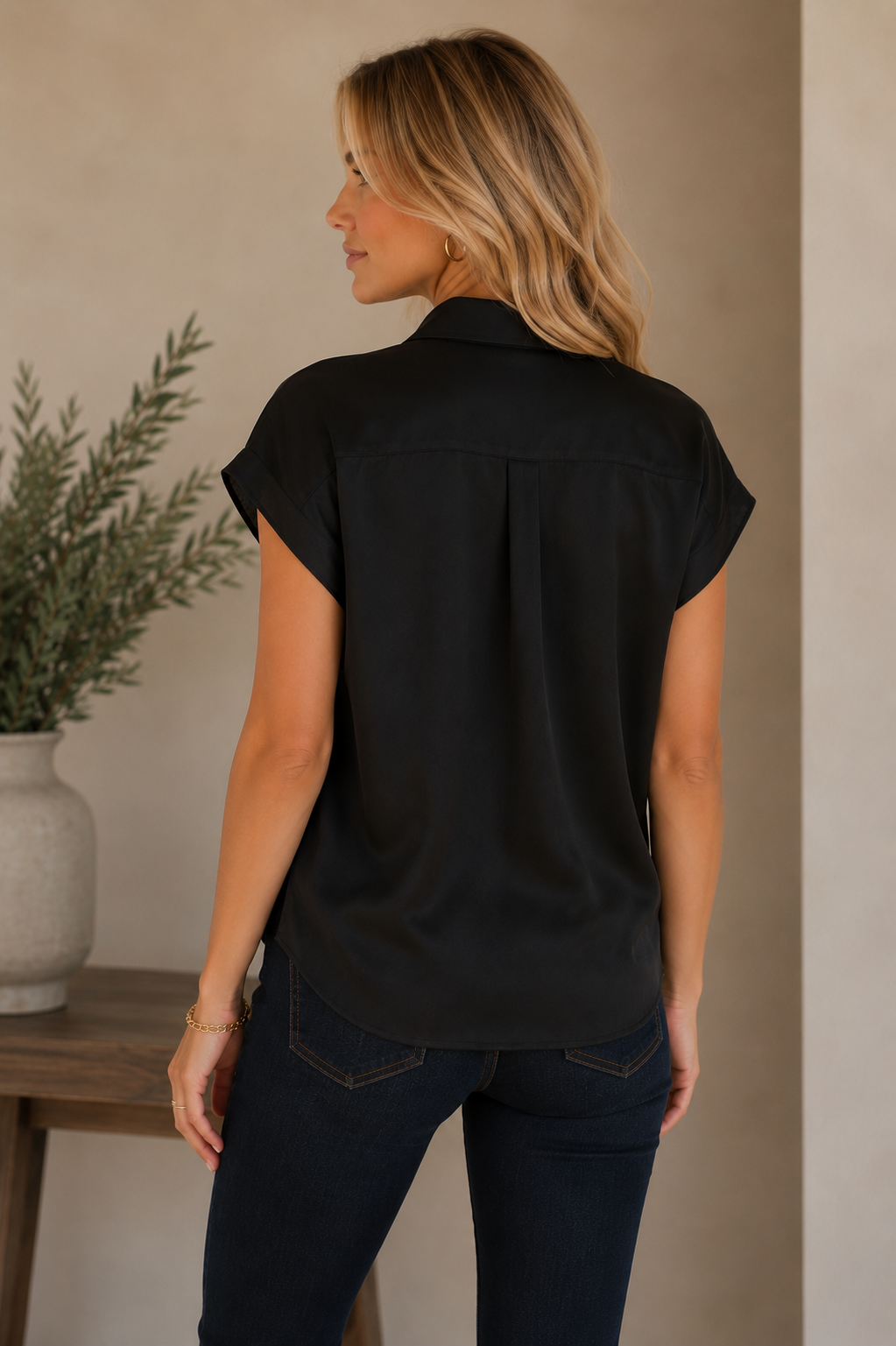 Navy Kinsley Top