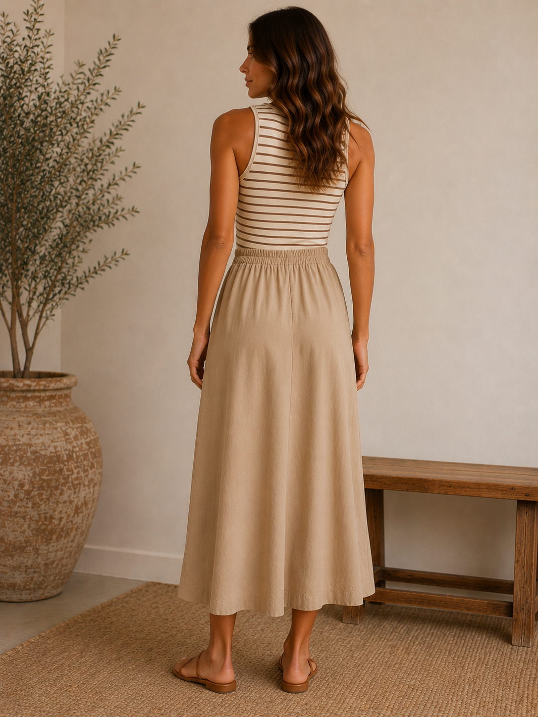 Latte Linda Dress