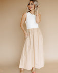 Taupe & Ivory Maxine Dress