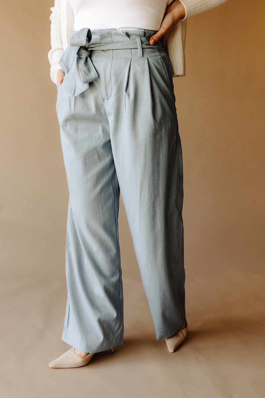 Blue Wide Oasis Pants