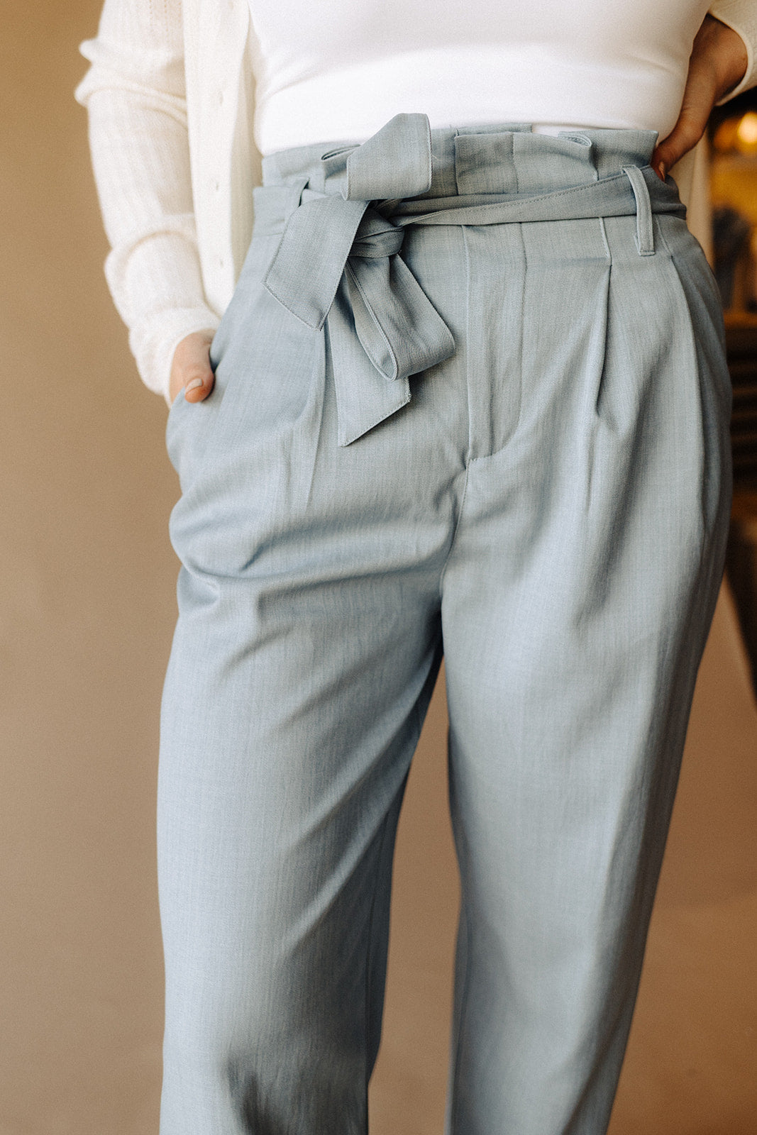 Blue Wide Oasis Pants