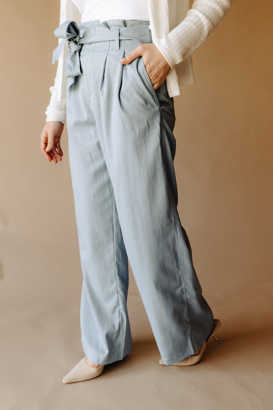 Blue Wide Oasis Pants