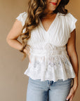 White Charlotte Blouse