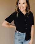 Onyx Dalia Button Up