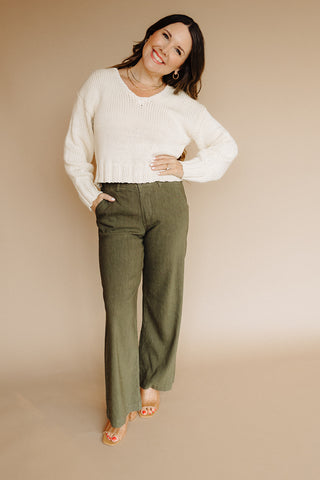 Forest Meg Linen Wide Leg Pants