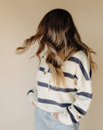 Blue Stripe Brighton Hoodie