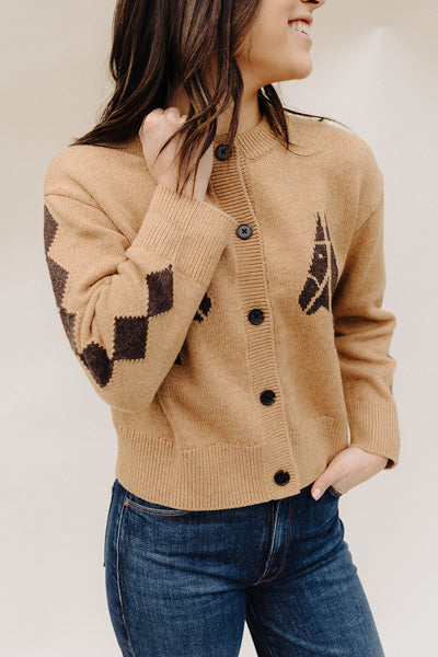 Camel Stables Mavie Cardigan