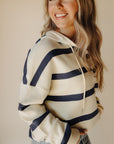 Blue Stripe Brighton Hoodie
