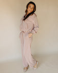 Mauve Soft Laya Pants