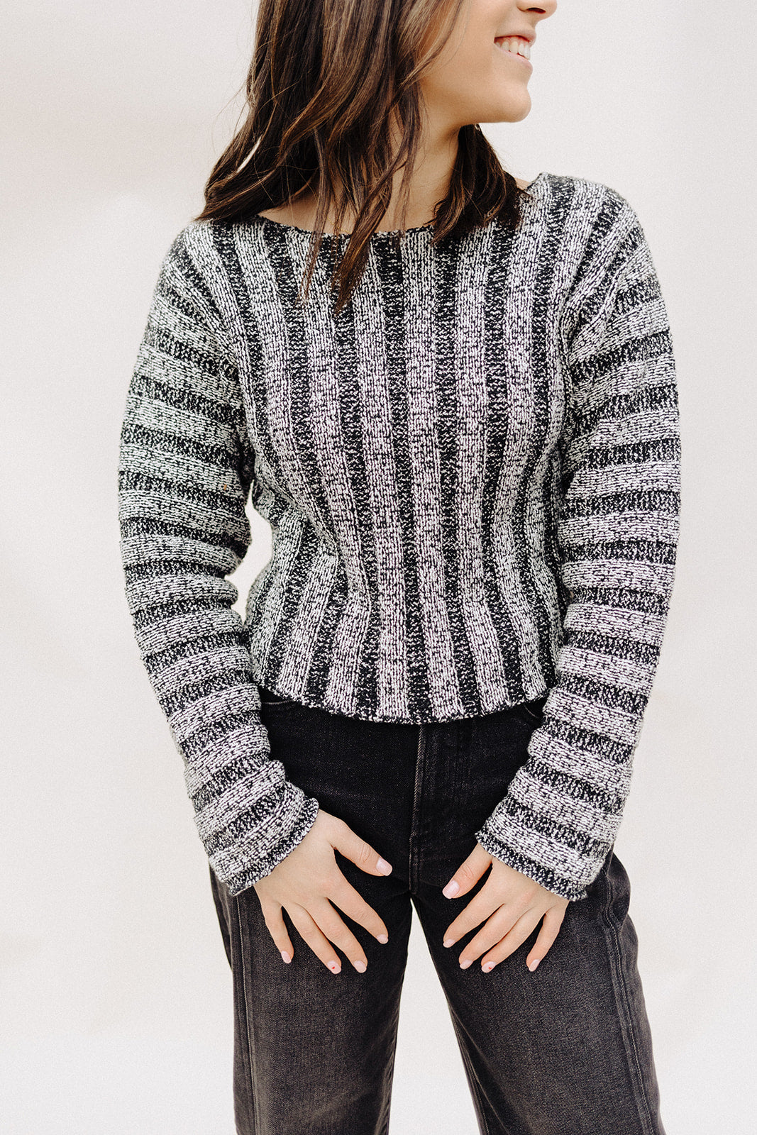 Marled Black Ronan Sweater