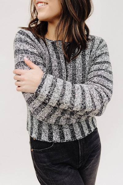 Marled Black Ronan Sweater