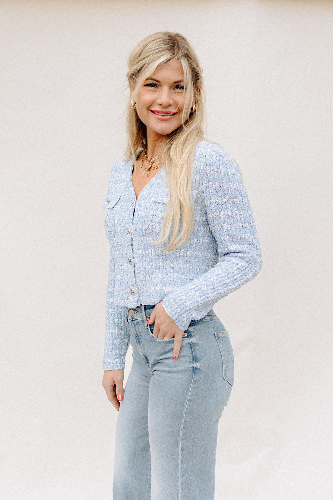 Light Blue Monique Cardigan