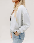 Blue Fog Soft Laya Bomber Jacket