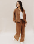 Brown Soft Laya Pants