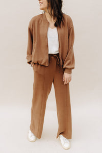 Brown Soft Laya Pants